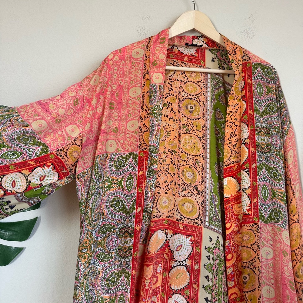 Tolani Patchwork Kimono Duster - image 5